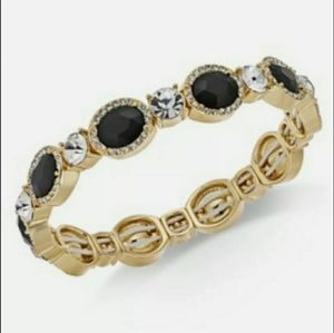Gold Jer Tower Stretch Bracelet